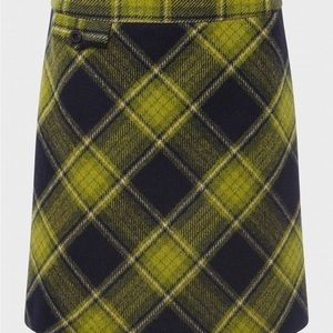 HOBBS London Plaid Skirt Size 12